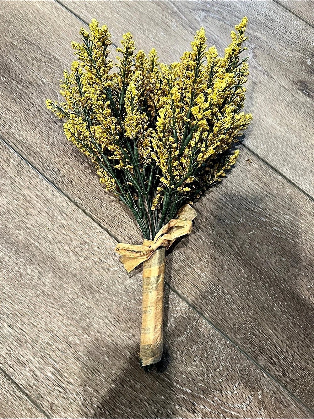 Yellow Faux Floral Bouquet